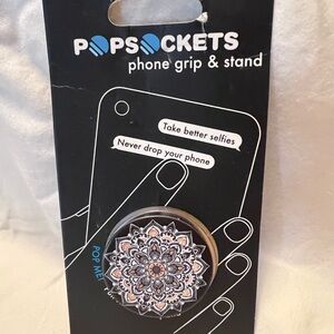 PopSocket Black Phone Grip and Stand Cover